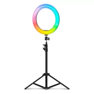 Kontrolsat - Aro de Luz Profissional Mars Gaming - RGB - Tripé - MGRING