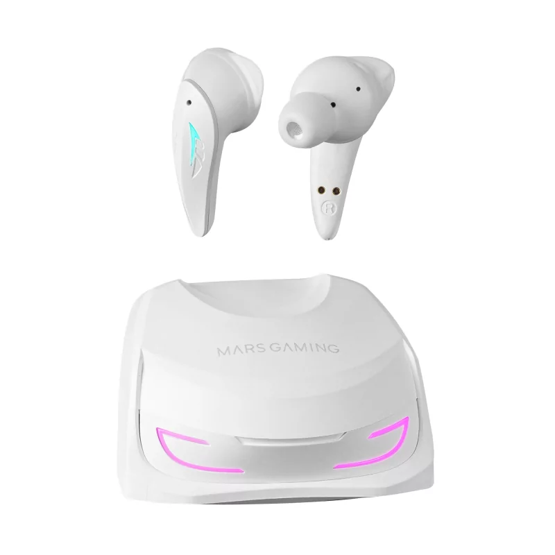 Kontrolsat - Auriculares Mars Gaming - Wireless - Bluetooth - RGB - Brancos - MHIULTRA