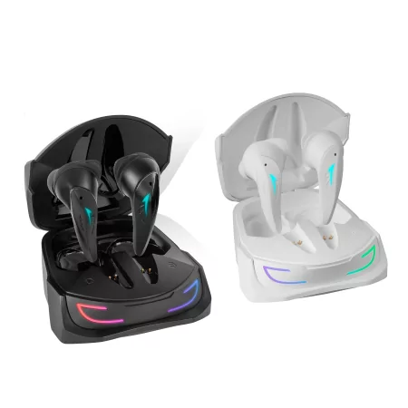 Kontrolsat - Auriculares Mars Gaming - Wireless - Bluetooth - RGB - Brancos - MHIULTRA Kontrolsat - Auriculares Mars Gaming - Wireless - Bluetooth - RGB - Brancos - MHIULTRA