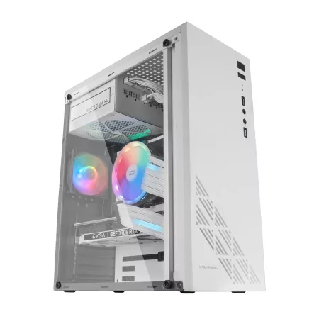 Kontrolsat - Caixa Mars Gaming - ATX - RGB - Branca - MC100