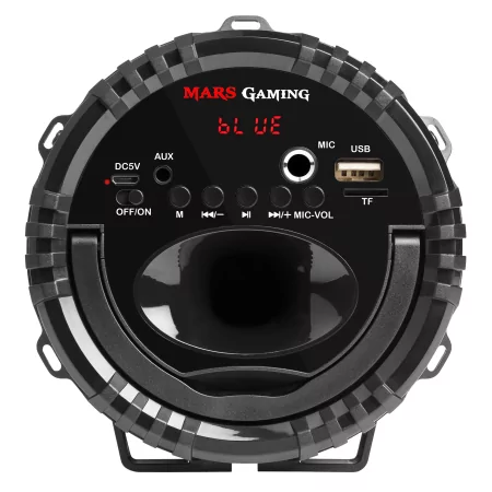 Kontrolsat - Coluna Portátil Mars Gaming - Bluetooth - RGB - Preta - MSB0