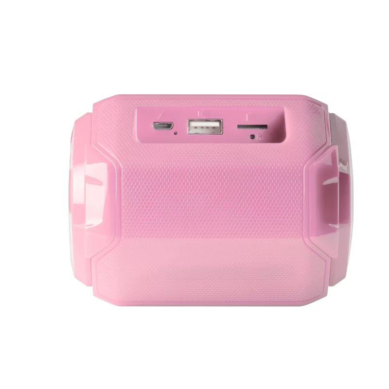 Kontrolsat - Coluna Mars Gaming - 10W - Bluetooth - RGB - Rosa - MSBAX