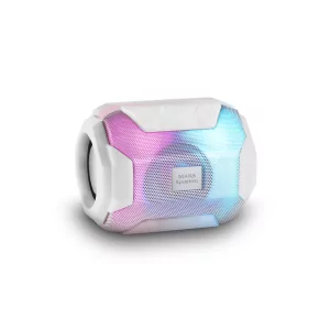 Kontrolsat - Coluna Mars Gaming - 10W - Bluetooth - RGB - Branca - MSBAX