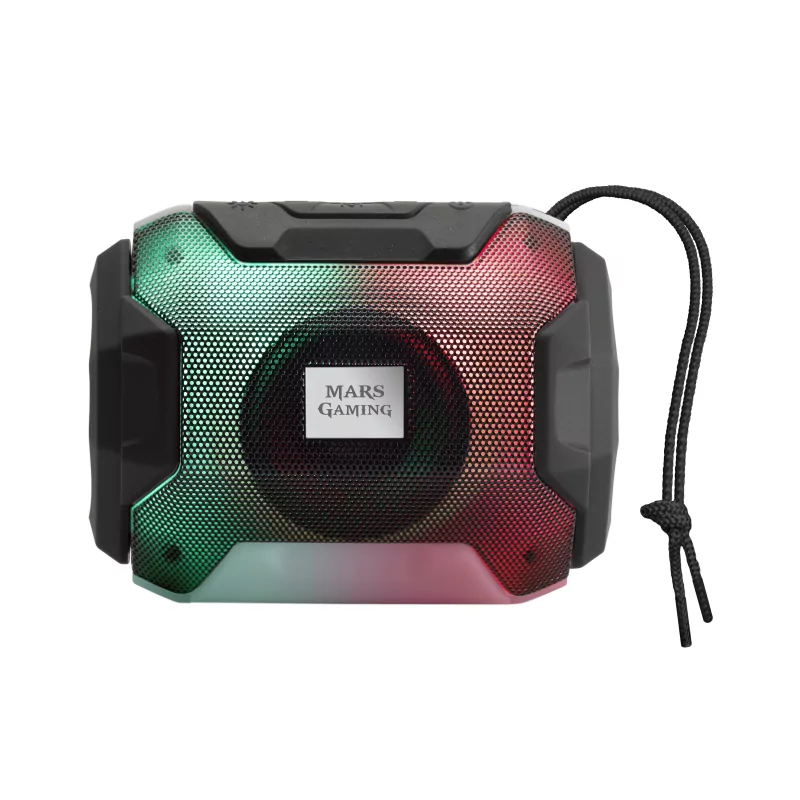 Kontrolsat - Coluna Mars Gaming - 10W - Bluetooth - RGB - Preta - MSBAX