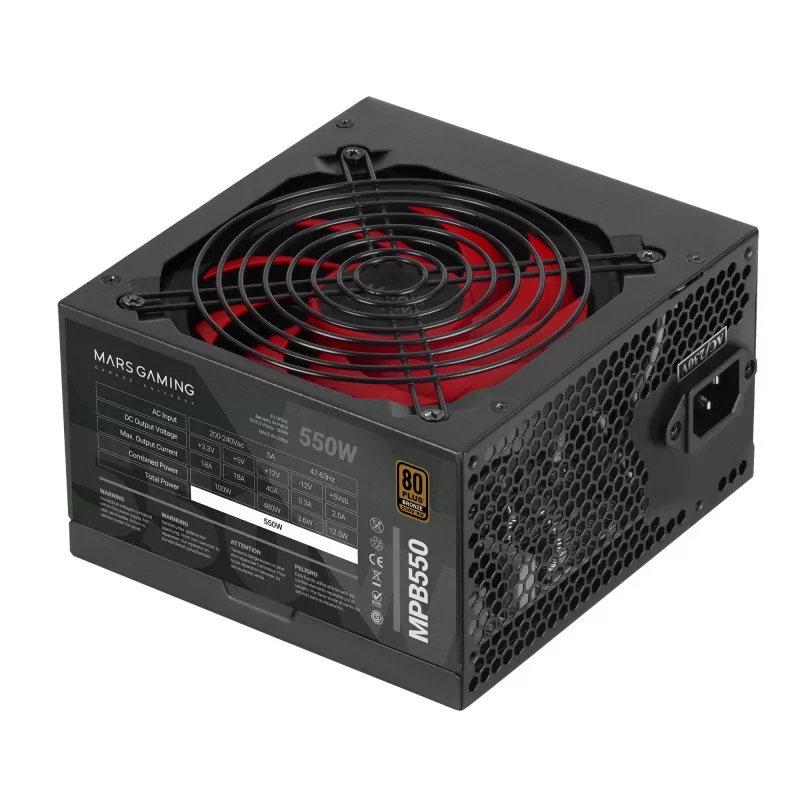 Kontrolsat - Fonte de Alimentação Mars Gaming - 550W - 230V - MPB550