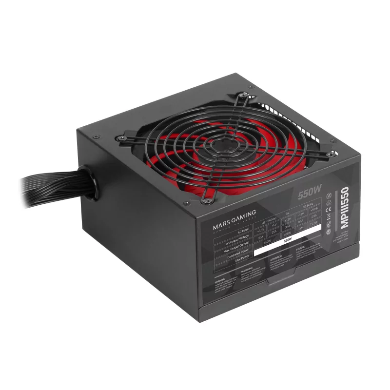 Kontrolsat - Fonte de Alimentação Mars Gaming - 550W - MPIII550