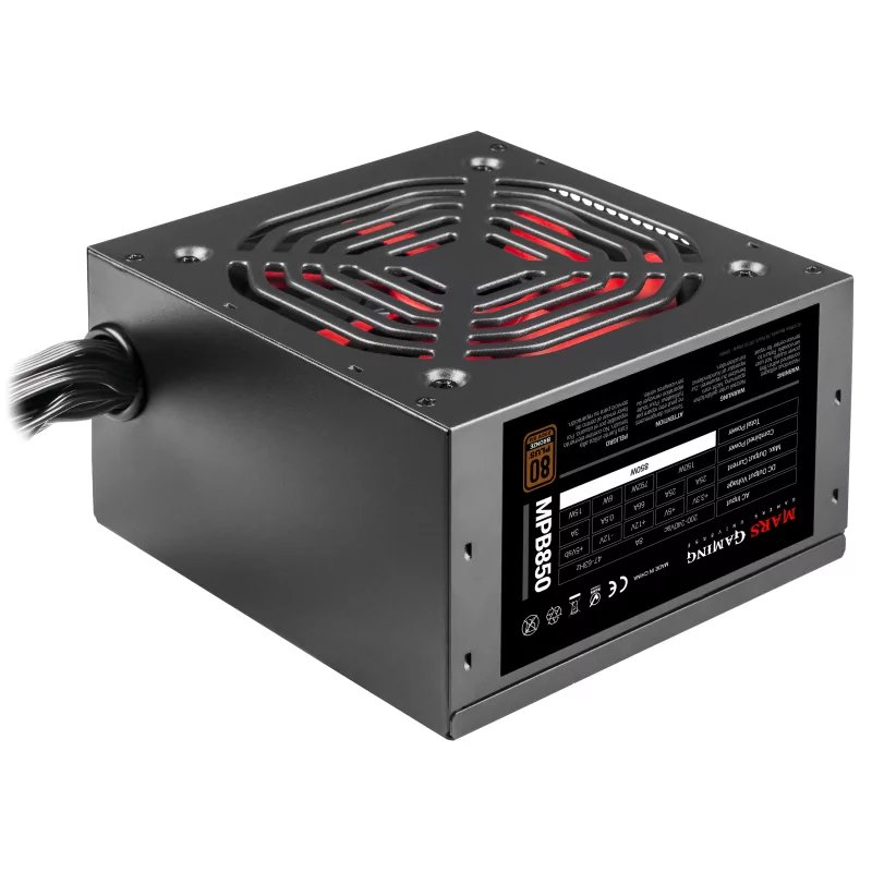 Kontrolsat - Fonte de Alimentação Mars Gaming - 850W - 230V - MPB850