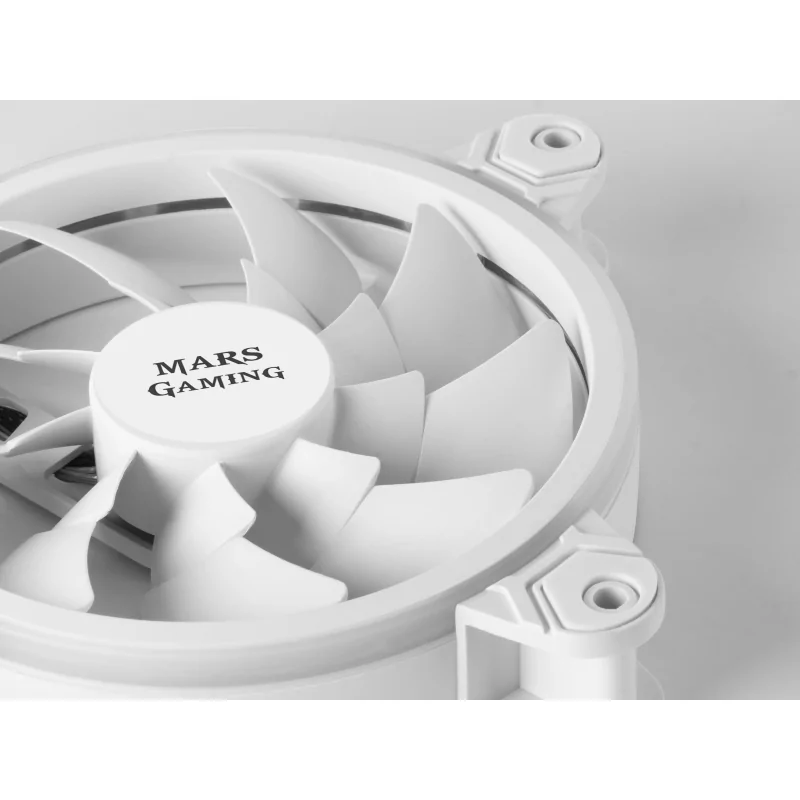 Kontrolsat - Mars Gaming Fans - RGB - White - 3 Units - MFXKIT - White