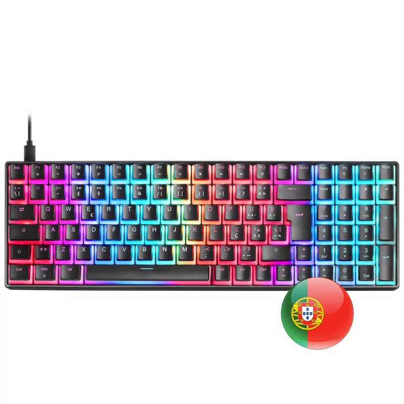 Kontrolsat - Teclado Mecânico Mars Gaming - RGB - Preto - MKULTRARPT Kontrolsat - Teclado Mecânico Mars Gaming - RGB - Preto - MKULTRARPT