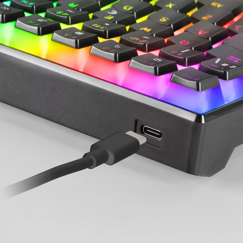 Kontrolsat - Teclado Mecânico Mars Gaming - RGB - Preto - MKULTRARPT