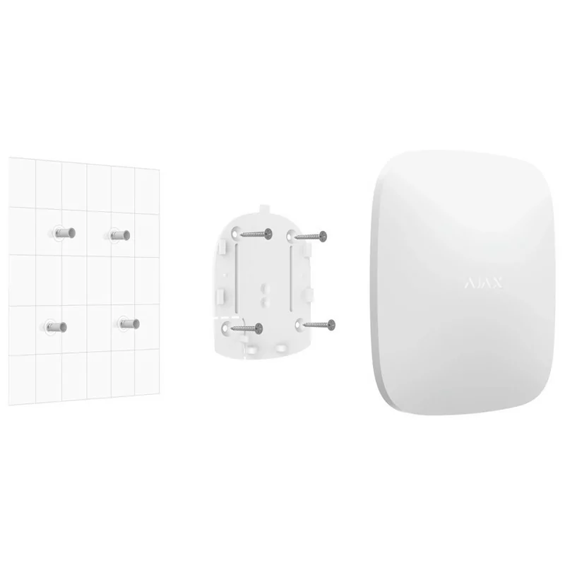 Ajax Hub (2G) Jeweller - Central Alarme Ethernet/2G - AJ-HUB-W - Branco