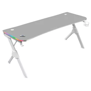 Kontrolsat - Mesa Mars Gaming - 160x60x75cm - Branca - MGDXLRGB