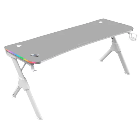Kontrolsat - Mesa Mars Gaming - 160x60x75cm - Branca - MGDXLRGB