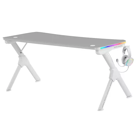 Kontrolsat - Mesa Mars Gaming - 160x60x75cm - Branca - MGDXLRGB