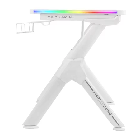 Kontrolsat - Mesa Mars Gaming - 160x60x75cm - Branca - MGDXLRGB