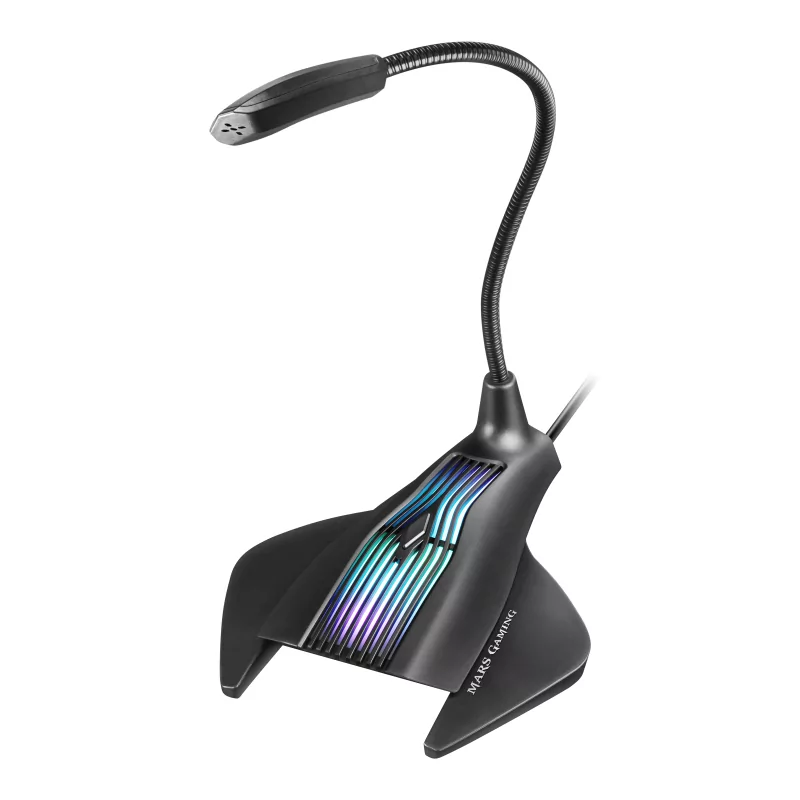 Kontrolsat - Microfone Mars Gaming - RGB - Preto - MMIC