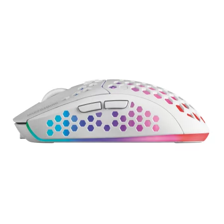Kontrolsat - Rato Mars Gaming - Wireless - RGB - Branco - MMW3 Kontrolsat - Rato Mars Gaming - Wireless - RGB - Branco - MMW3