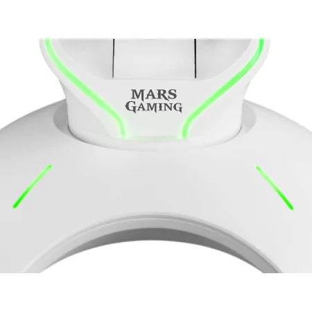 Kontrolsat - Suporte para Auscultadores Mars Gaming - RGB - 2xUSB Hub - Branca - MHHXW