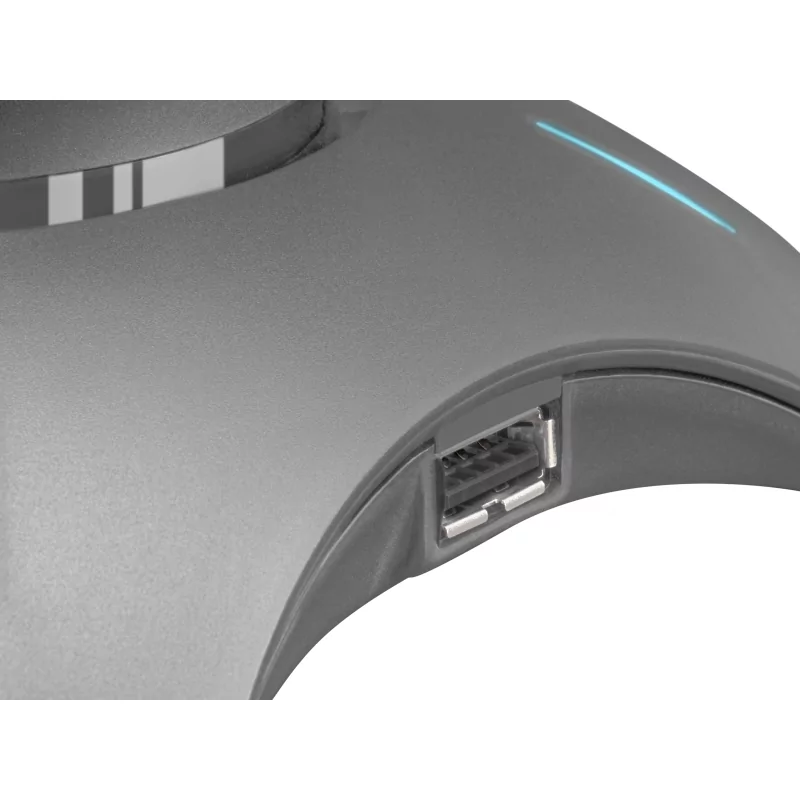 Kontrolsat - Suporte para Auscultadores Mars Gaming - RGB - 2xUSB Hub - Grafite - MHHX