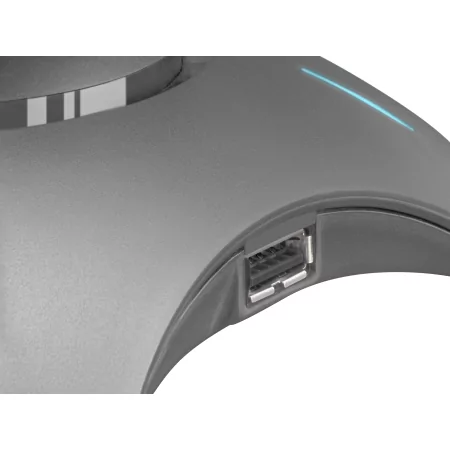 Kontrolsat - Suporte para Auscultadores Mars Gaming - RGB - 2xUSB Hub - Grafite - MHHX