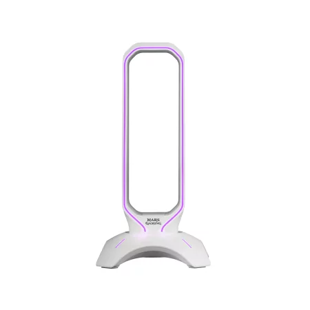 Kontrolsat - Suporte para Auscultadores Mars Gaming - RGB - 2xUSB Hub - Branca - MHHXW