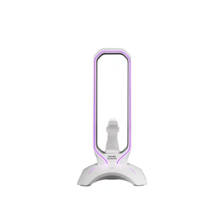 Kontrolsat - Suporte para Auscultadores + Bungee para Rato Mars Gaming - RGB - 2xUSB Hub - Branco - MHHPRO
