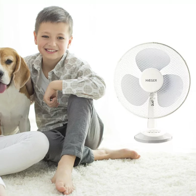 Kontrolsat - Haeger Table Fan - Table Wind - 45W - 40cm - FA-016.007A