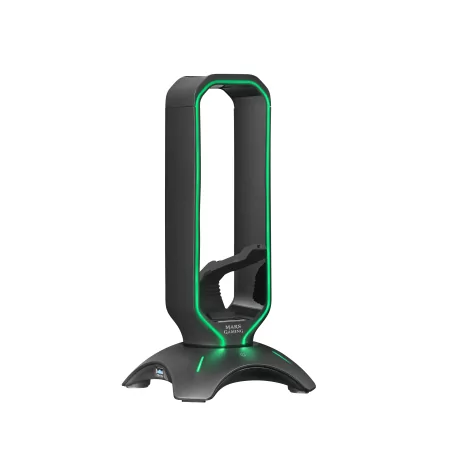 Kontrolsat - Suporte para Auscultadores + Bungee para Rato Mars Gaming - RGB - 2xUSB Hub - Preto - MHHPRO