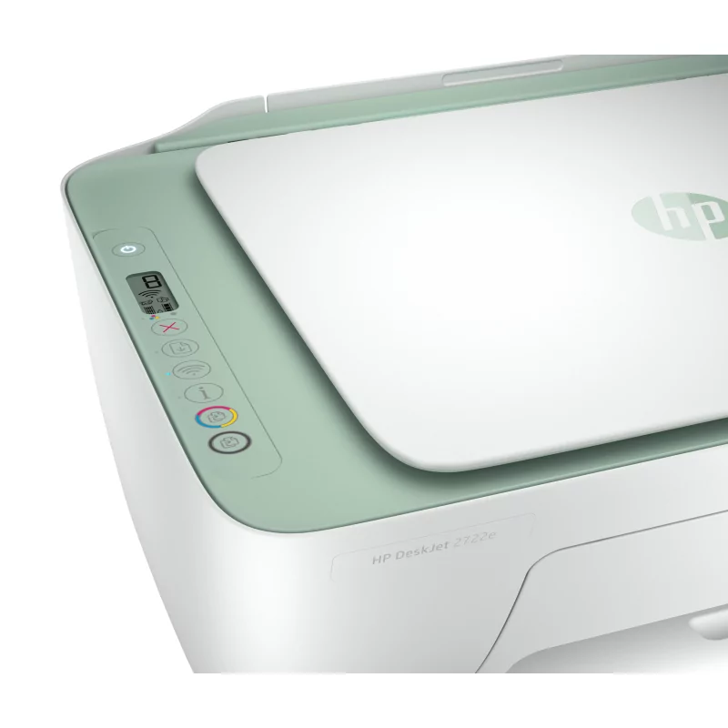 Kontrolsat - HP DeskJet 2722e All-in-One Printer - Light Sage - 26K69B