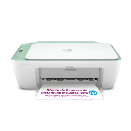 Kontrolsat - Impressora HP Multifunções DeskJet 2722e - Light Sage - 26K69B