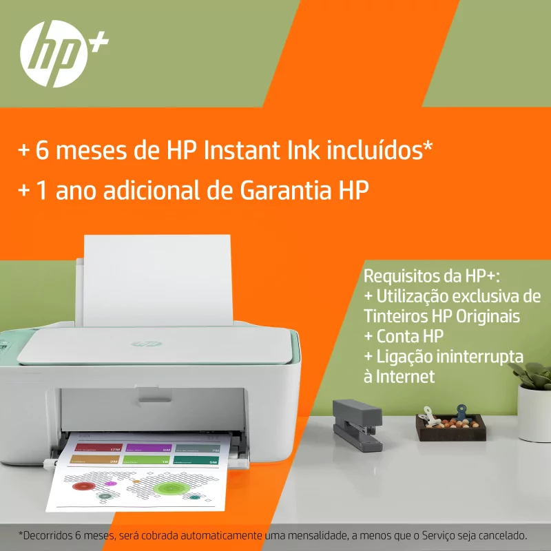 Kontrolsat - HP DeskJet 2722e All-in-One Printer - Light Sage - 26K69B