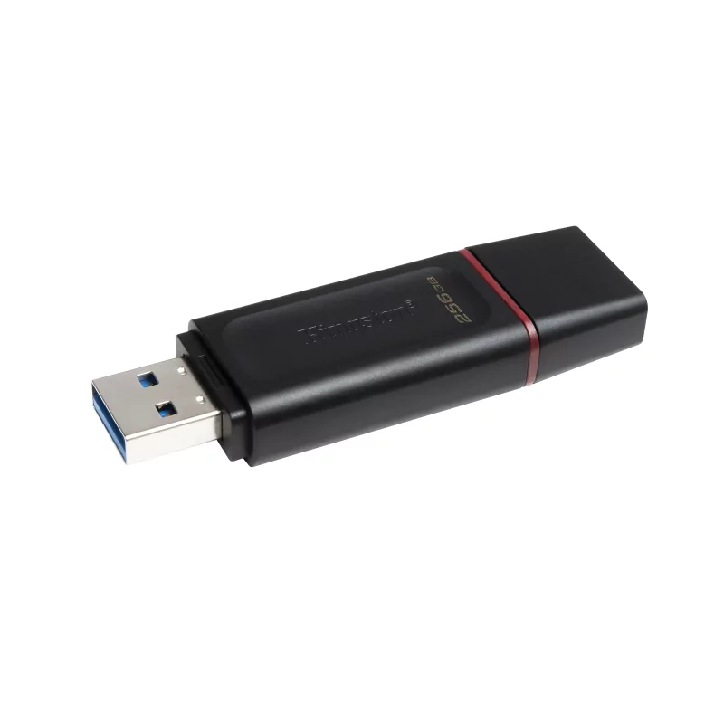 Kontrolsat - Kingston DataTraveler Exodia Flash Drive - 256GB - USB 3.2 - Black and Red - DTX/256GB