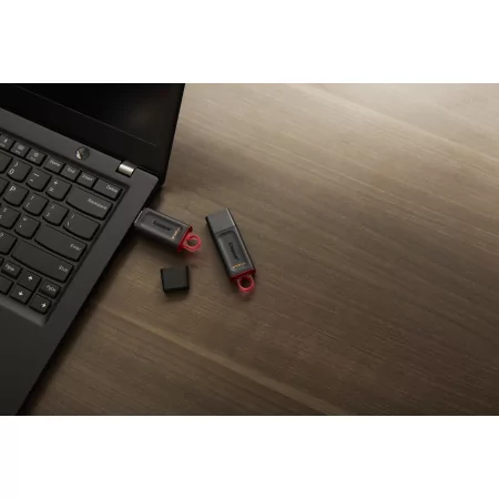 Kontrolsat - Kingston DataTraveler Exodia Flash Drive - 256GB - USB 3.2 - Black and Red - DTX/256GB Kontrolsat - Kingston DataTraveler Exodia Flash Drive - 256GB - USB 3.2 - Black and Red - DTX/256GB