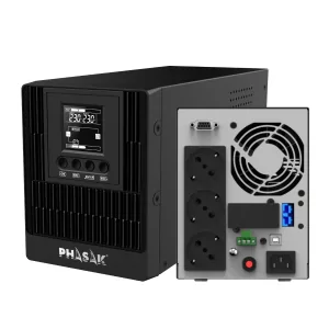 Kontrolsat - Phasak LCD On-Line - 1000VA - UPS Tower - PH 9210