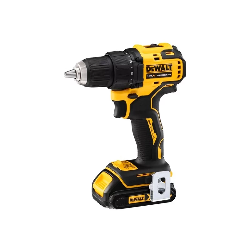 Kontrolsat - Dewalt XR Brushless Driver Drill - 18V - 13mm - 2 Li-Ion 2.0 Ah Batteries - DCD708D2T-QW