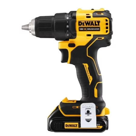 Kontrolsat - Dewalt XR Brushless Driver Drill - 18V - 13mm - 2 Li-Ion 2.0 Ah Batteries - DCD708D2T-QW Kontrolsat - Dewalt XR Brushless Driver Drill - 18V - 13mm - 2 Li-Ion 2.0 Ah Batteries - DCD708D2T-QW