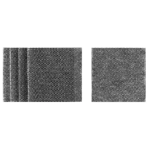 Kontrolsat - Set of 5 mesh sanders - 1/4 Sheet - 40 grit - Orbital Sanders - DTM8663-QZ