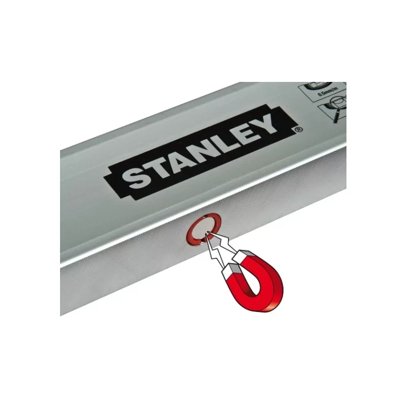Kontrolsat - Stanley Classic Tubular Level - 40 cm - Magnetic - STHT1-43110