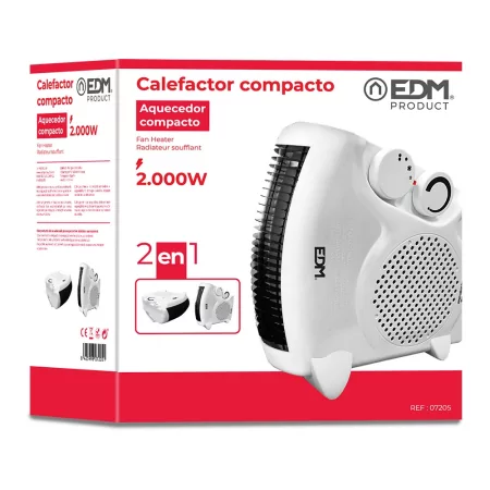 Kontrolsat - 2 in 1 Compact Heater - 2000 W
