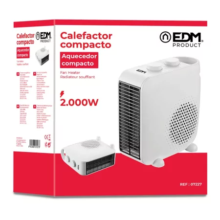 Kontrolsat - Aquecedor Compacto EDM 2 em 1 - 2.000 W