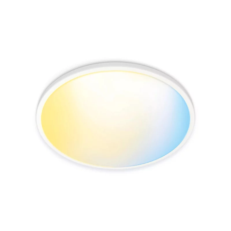 Kontrolsat - Luminária WiZ Philips - LED - 14 W - 1300 LM - ø 242 mm - Moldura Branca
