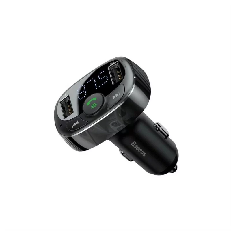 Kontrolsat - Baseus Car Charger - FM Transmitter / Bluetooth / 2xUSB - 3.4A - CCTM-01