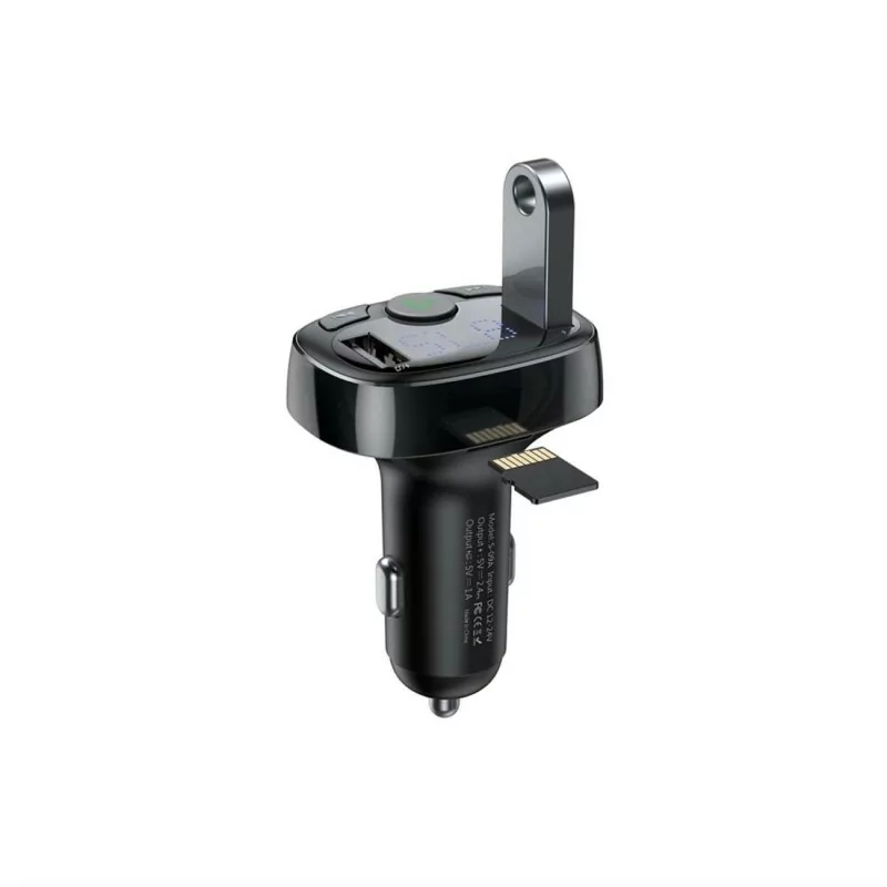 Kontrolsat - Transmissor FM / Bluetooth Baseus - Carregador Isqueiro 2xUSB - 3.4A - CCTM-01