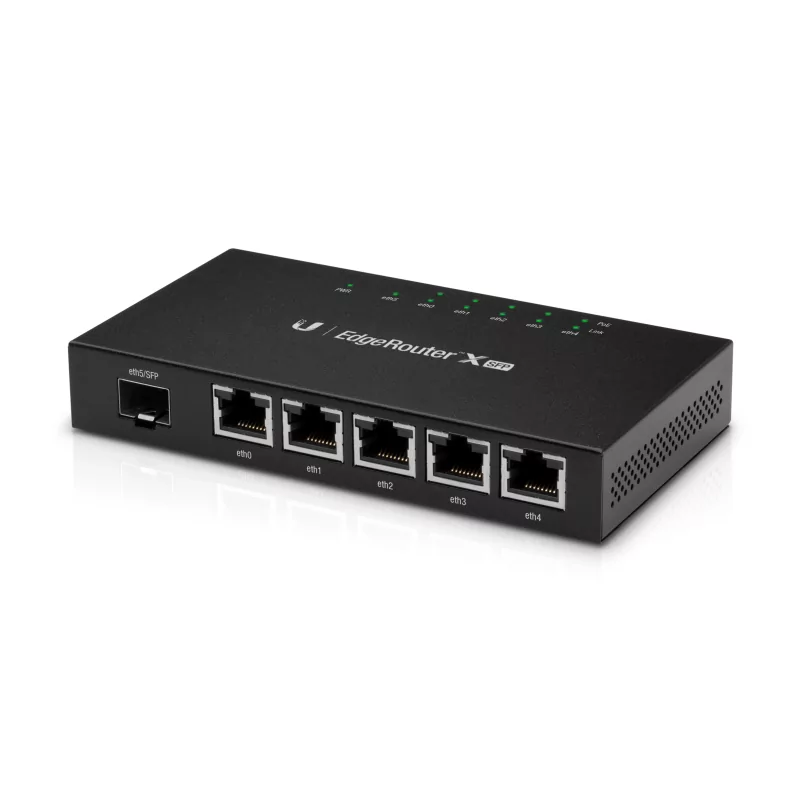 Kontrolsat - Ubiquiti EdgeRouter X - 6 Ports - POE - SFP - ER-X-SFP-EU