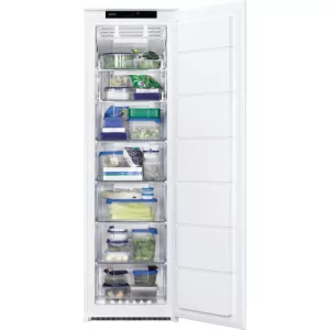 Kontrolsat - Zanussi Vertical Freezer - 204L - Class F - White - ZUNN18FS1