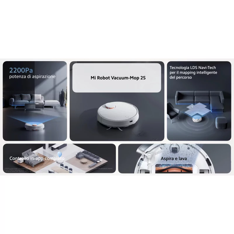 Kontrolsat - Xiaomi Mi Robot Vacuum-Mop 2S Robot Vacuum Cleaner - BHR5771EU