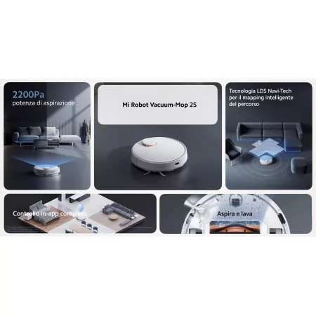 Kontrolsat - Xiaomi Mi Robot Vacuum-Mop 2S Robot Vacuum Cleaner - BHR5771EU