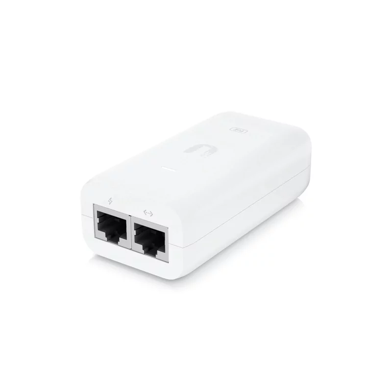 Kontrolsat - Ubiquiti PoE Injector - 48VDC - 15W - 802.3af - White - U-POE-AF