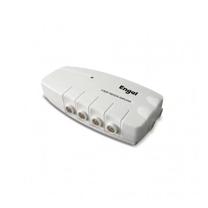 Amplificador de Interior 4 Saídas LTE 5G -12dB - 90dBuV - Engel Axil