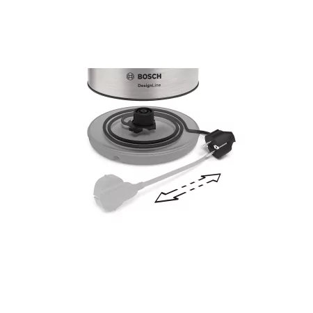 Kontrolsat - Bosch DesignLine Pitcher - 1.7 L - Stainless Steel - TWK-3-P-420 Kontrolsat - Bosch DesignLine Pitcher - 1.7 L - Stainless Steel - TWK-3-P-420